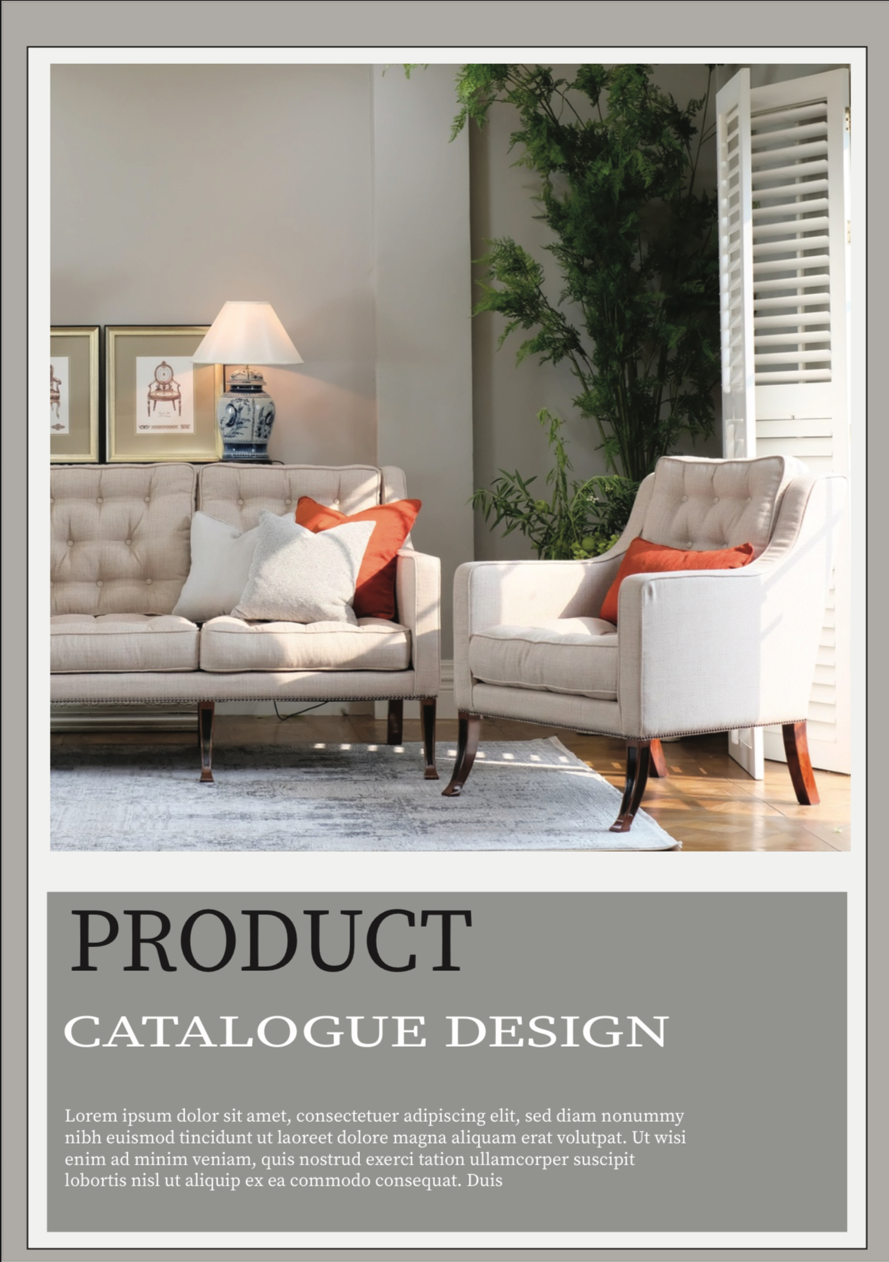 Sofa Product Catalog: Modern Living Room Ambiance