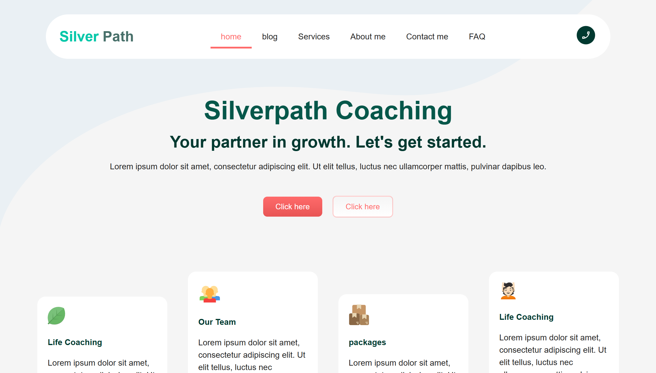 Website Design: Silver Path Coaching