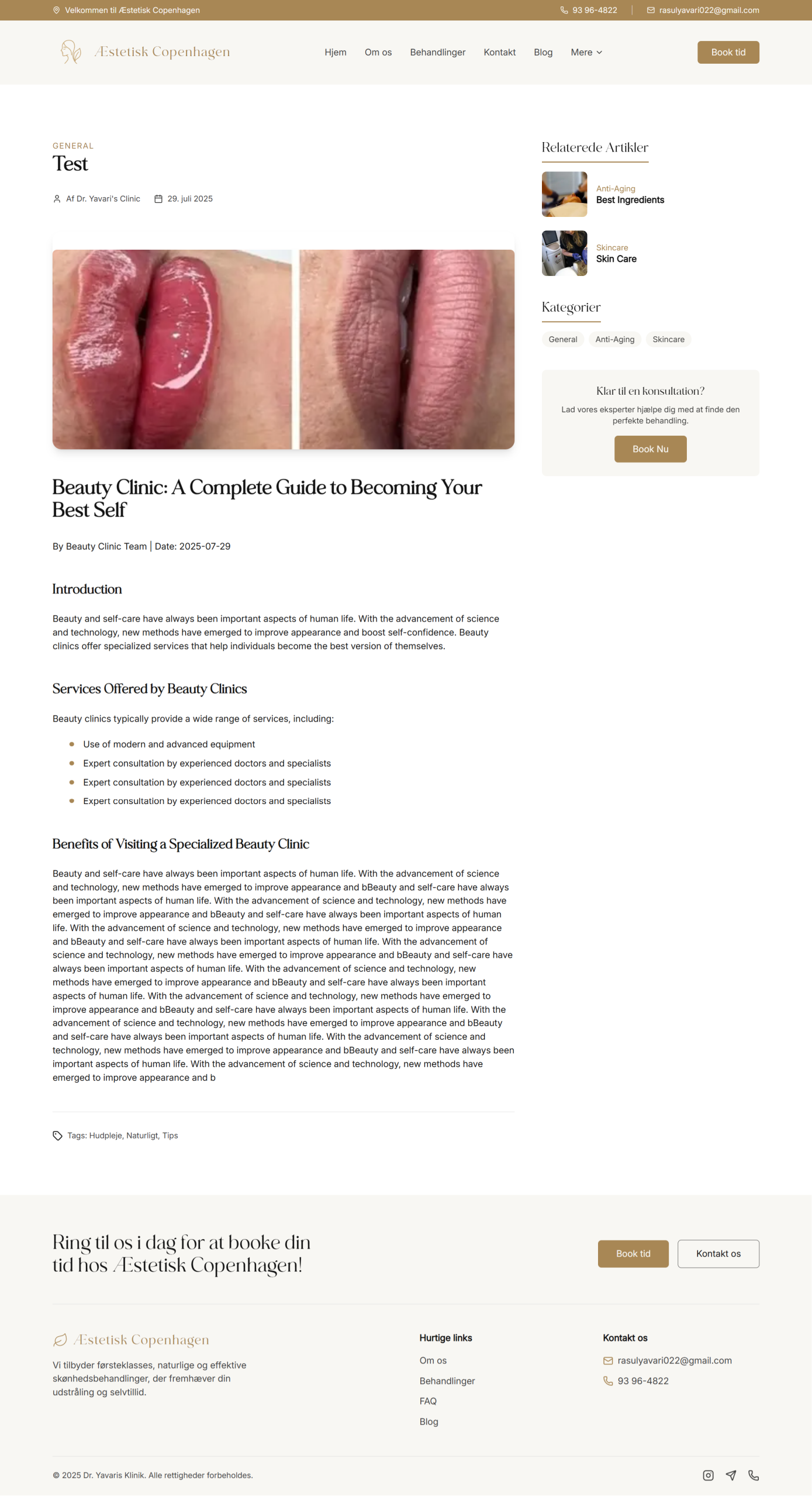 A Modern Web Platform for Æstetisk Copenhagen