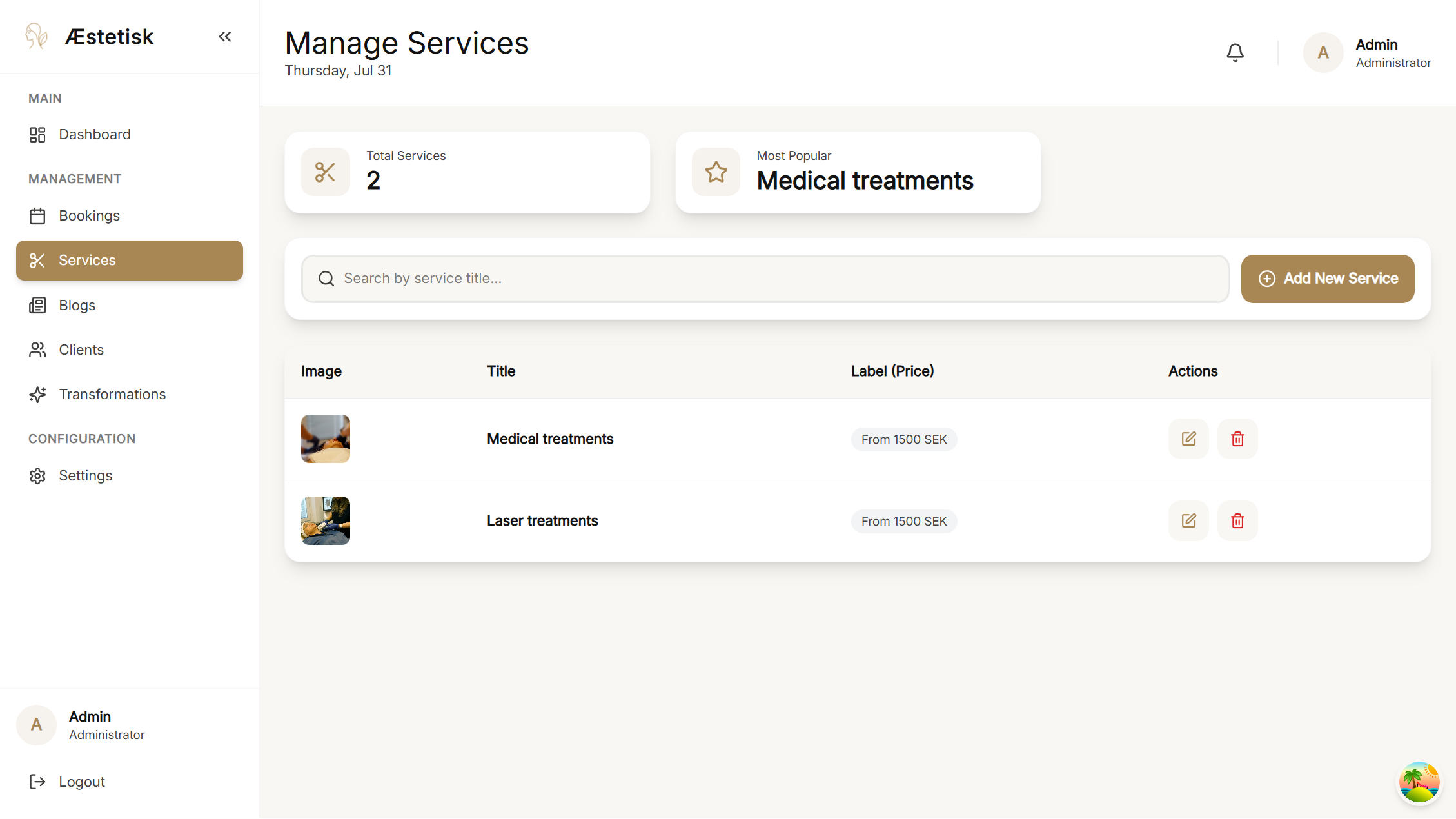 A Modern Web Platform for Æstetisk Copenhagen