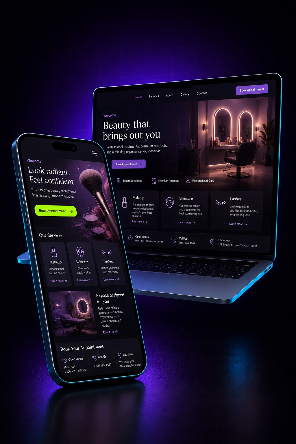 Website design service — responsive small business website